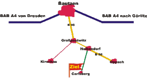 Traditionsreiche Städte wie Görlitz, Dresden, Zittau, und die Lessingstadt Kamenz sowie die Burg Stolpen, Zittauer-Gebirge oder der Nationalpark Sächsische Schweiz sind in nur einer Autostunde erreichbar.